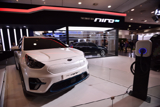 기아자동차 니로EV. <김양혁 기자>